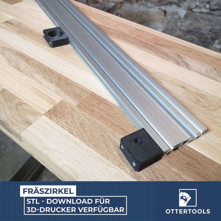 Ottertools - Routing template FS-MPS for rectangular cut-outs